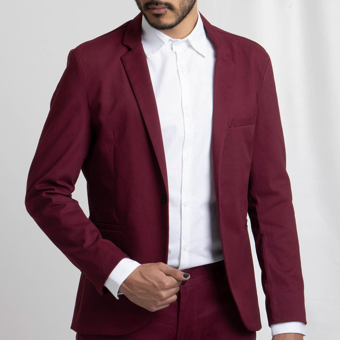 Blazer Vinotinto Dril 202-8