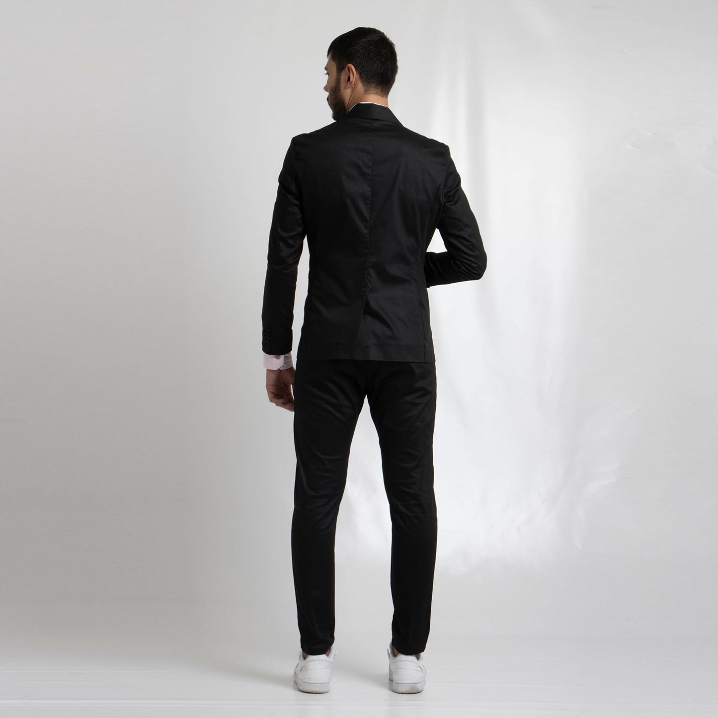 Traje Negro Dril 201-1